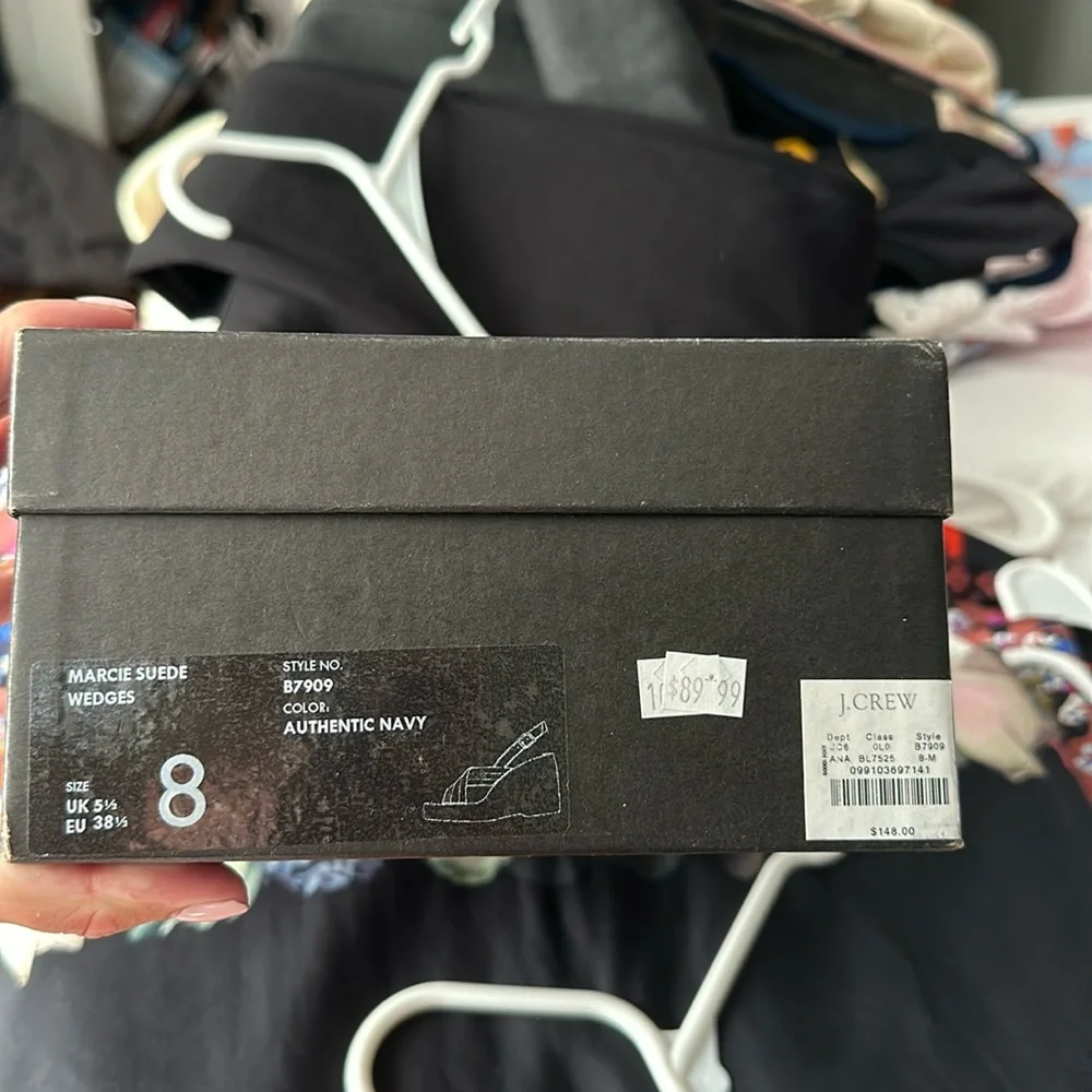 J.Crew Marcie suede wedges - Picture 2 of 3